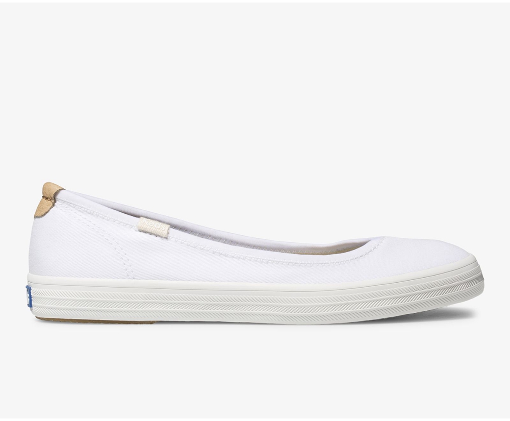 Slip Ons Keds Mujer Blancos - Bryn - 1893-SDMXZ